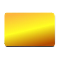 Gradient Orange Heat Small Doormat  by Nexatart