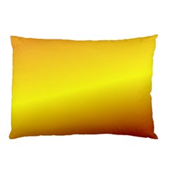 Gradient Orange Heat Pillow Case by Nexatart