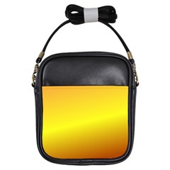 Gradient Orange Heat Girls Sling Bags by Nexatart