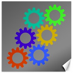 Gear Transmission Options Settings Canvas 12  X 12   by Nexatart