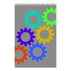 Gear Transmission Options Settings Shower Curtain 48  X 72  (small)  by Nexatart