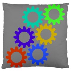 Gear Transmission Options Settings Large Cushion Case (one Side) by Nexatart