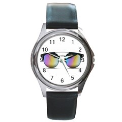 Sunglasses Shades Eyewear Round Metal Watch by Nexatart