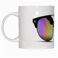 Sunglasses Shades Eyewear White Mugs by Nexatart