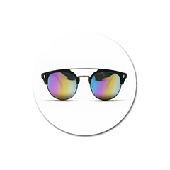 Sunglasses Shades Eyewear Magnet 3  (round) by Nexatart