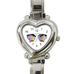 Sunglasses Shades Eyewear Heart Italian Charm Watch by Nexatart