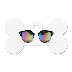 Sunglasses Shades Eyewear Dog Tag Bone (one Side) by Nexatart