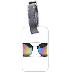 Sunglasses Shades Eyewear Luggage Tags (two Sides) by Nexatart