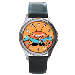 Crab Sea Ocean Animal Design Round Metal Watch by Nexatart