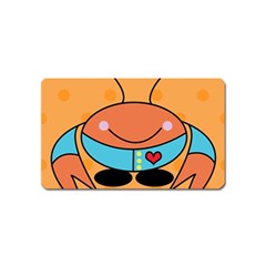 Crab Sea Ocean Animal Design Magnet (name Card) by Nexatart