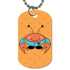 Crab Sea Ocean Animal Design Dog Tag (one Side) by Nexatart