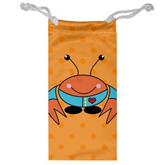 Crab Sea Ocean Animal Design Jewelry Bag by Nexatart