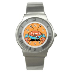 Crab Sea Ocean Animal Design Stainless Steel Watch by Nexatart