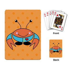 Crab Sea Ocean Animal Design Playing Card by Nexatart