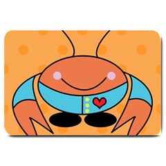 Crab Sea Ocean Animal Design Large Doormat  by Nexatart