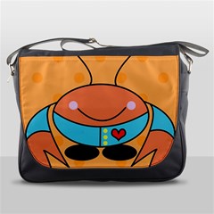 Crab Sea Ocean Animal Design Messenger Bags by Nexatart