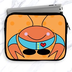 Crab Sea Ocean Animal Design Apple Ipad 2/3/4 Zipper Cases by Nexatart