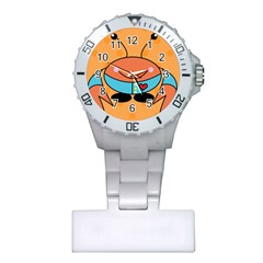 Crab Sea Ocean Animal Design Plastic Nurses Watch by Nexatart