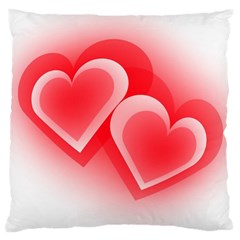 Heart Love Romantic Art Abstract Large Cushion Case (one Side) by Nexatart