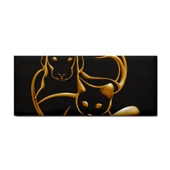 Gold Dog Cat Animal Jewel Dor¨| Cosmetic Storage Cases by Nexatart