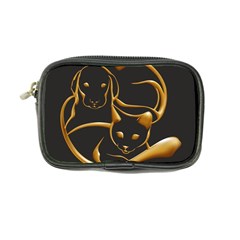 Gold Dog Cat Animal Jewel Dor¨| Coin Purse by Nexatart