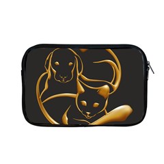 Gold Dog Cat Animal Jewel Dor¨| Apple Macbook Pro 13  Zipper Case by Nexatart