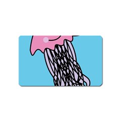 Jellyfish Cute Illustration Cartoon Magnet (name Card) by Nexatart