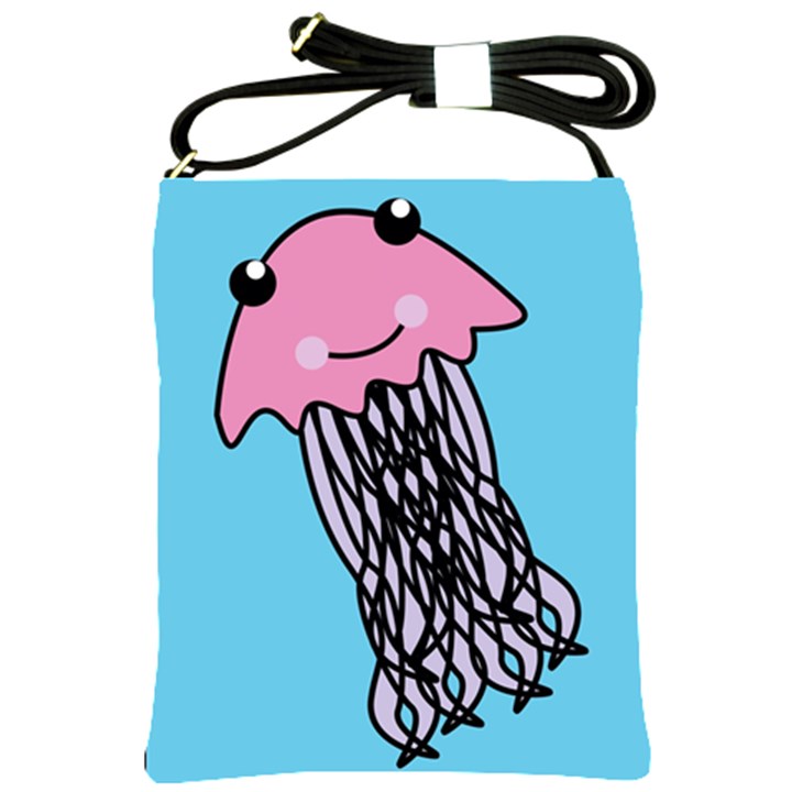 Jellyfish Cute Illustration Cartoon Shoulder Sling Bags