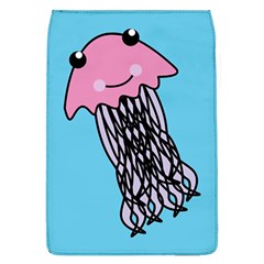 Jellyfish Cute Illustration Cartoon Flap Covers (l)  by Nexatart