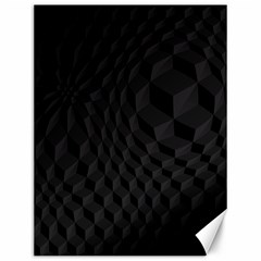 Pattern Dark Black Texture Background Canvas 12  X 16   by Nexatart