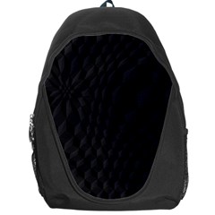 Pattern Dark Black Texture Background Backpack Bag by Nexatart