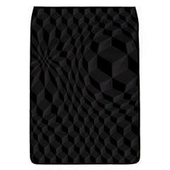 Pattern Dark Black Texture Background Flap Covers (l)  by Nexatart