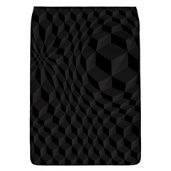 Pattern Dark Black Texture Background Flap Covers (s)  by Nexatart