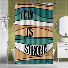 Love Sign Romantic Abstract Shower Curtain 48  X 72  (small)  by Nexatart