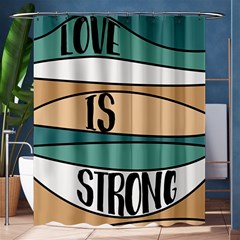 Love Sign Romantic Abstract Shower Curtain 60  X 72  (medium)  by Nexatart