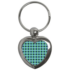 Rockabilly Retro Vintage Pin Up Key Chains (heart)  by Nexatart