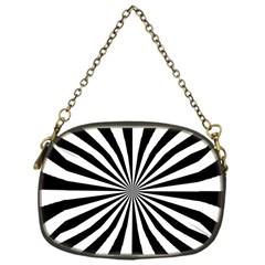 Rays Stripes Ray Laser Background Chain Purses (one Side)  by Nexatart