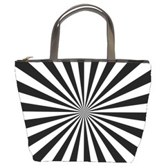 Rays Stripes Ray Laser Background Bucket Bags by Nexatart