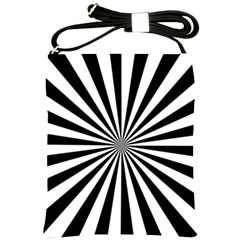 Rays Stripes Ray Laser Background Shoulder Sling Bags by Nexatart