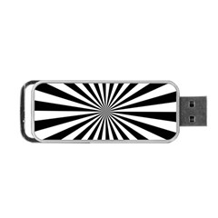 Rays Stripes Ray Laser Background Portable Usb Flash (one Side) by Nexatart