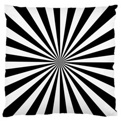 Rays Stripes Ray Laser Background Large Flano Cushion Case (two Sides) by Nexatart