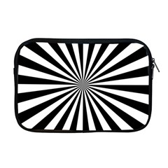 Rays Stripes Ray Laser Background Apple Macbook Pro 17  Zipper Case by Nexatart