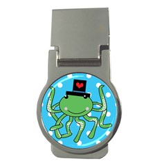 Octopus Sea Animal Ocean Marine Money Clips (Round) 