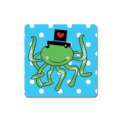 Octopus Sea Animal Ocean Marine Square Magnet