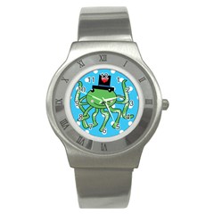 Octopus Sea Animal Ocean Marine Stainless Steel Watch by Nexatart