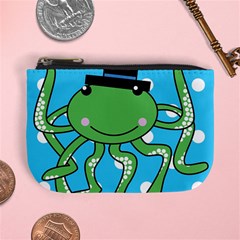 Octopus Sea Animal Ocean Marine Mini Coin Purses