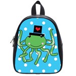 Octopus Sea Animal Ocean Marine School Bag (Small) Front