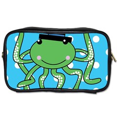 Octopus Sea Animal Ocean Marine Toiletries Bags by Nexatart