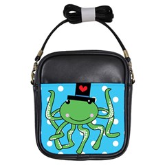 Octopus Sea Animal Ocean Marine Girls Sling Bags