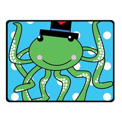 Octopus Sea Animal Ocean Marine Fleece Blanket (small) by Nexatart